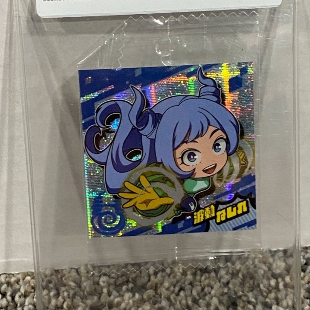 Bandai Sticker Nejire Hado Super Rare Holographic MHA Niforamtion Vol 3 No 18